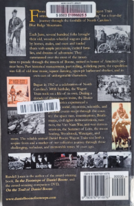 Back cover of The Daniel Boone Wagon Train: A Journey Through The 