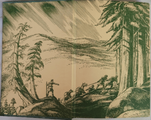 Inside Front Cover of With Daniel Boone on the Caroliny Trail