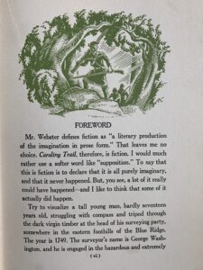 Foreword featuring illustration of Daniel Boone