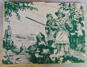 Inside front cover of The Real Book About Daniel Boone