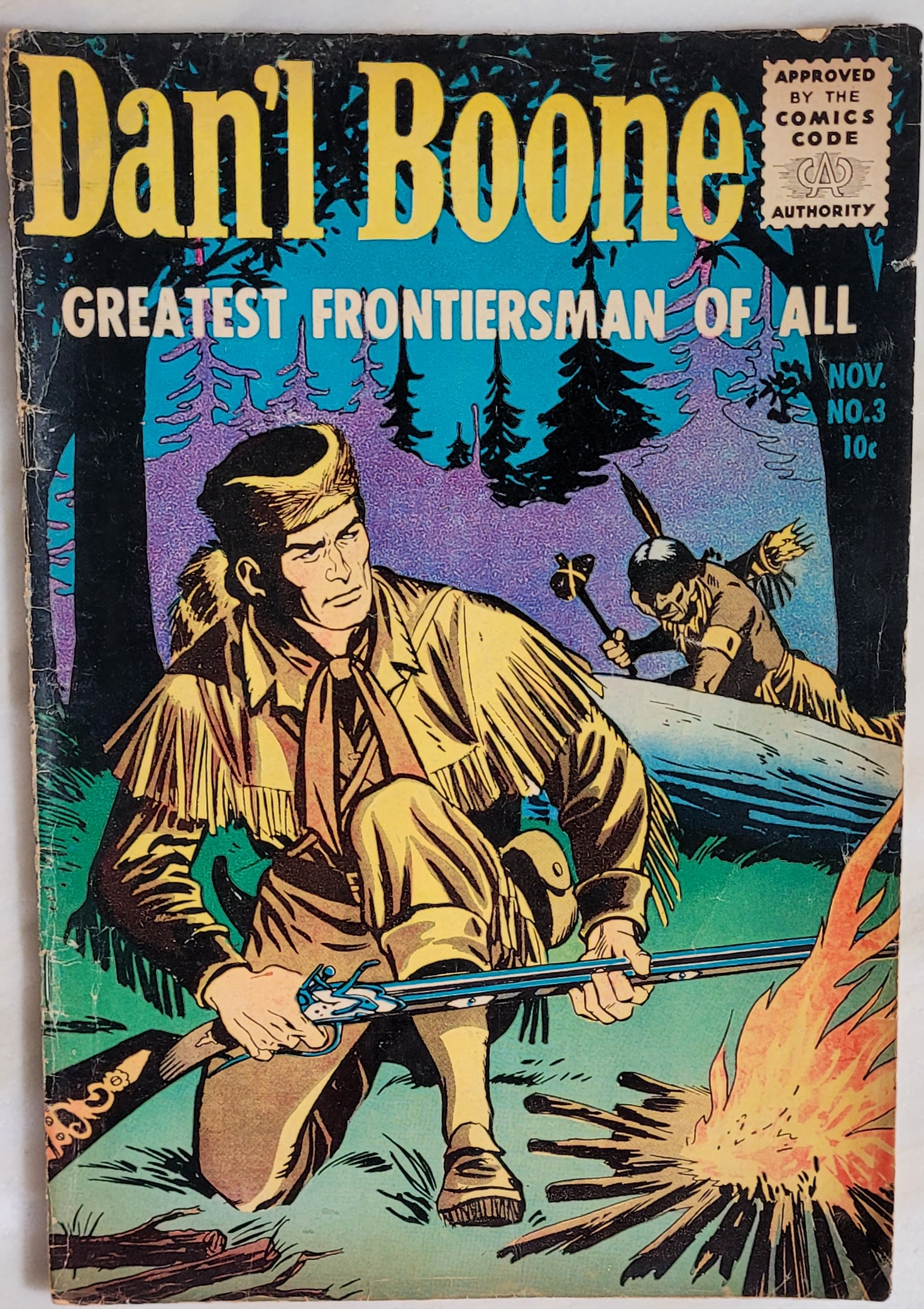 Dan'l Boone: Greatest Frontiersman of All #3 - Front Cover