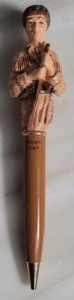 Front View of Daniel Boone Character Pen