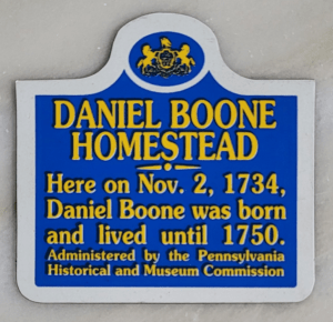 Front of Daniel Boone Homestead Magnet