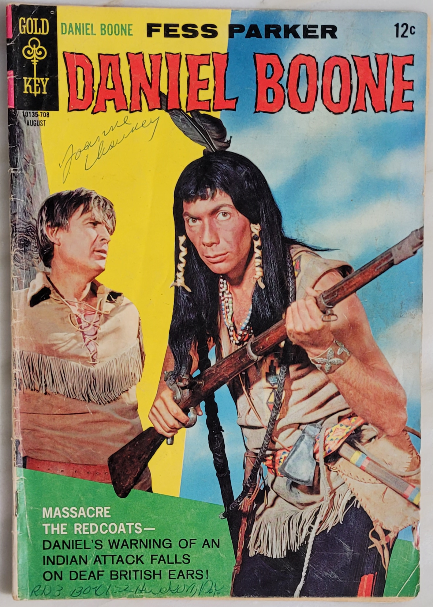 Gold Key Comics Daniel Boone Series #10 - Front Cover