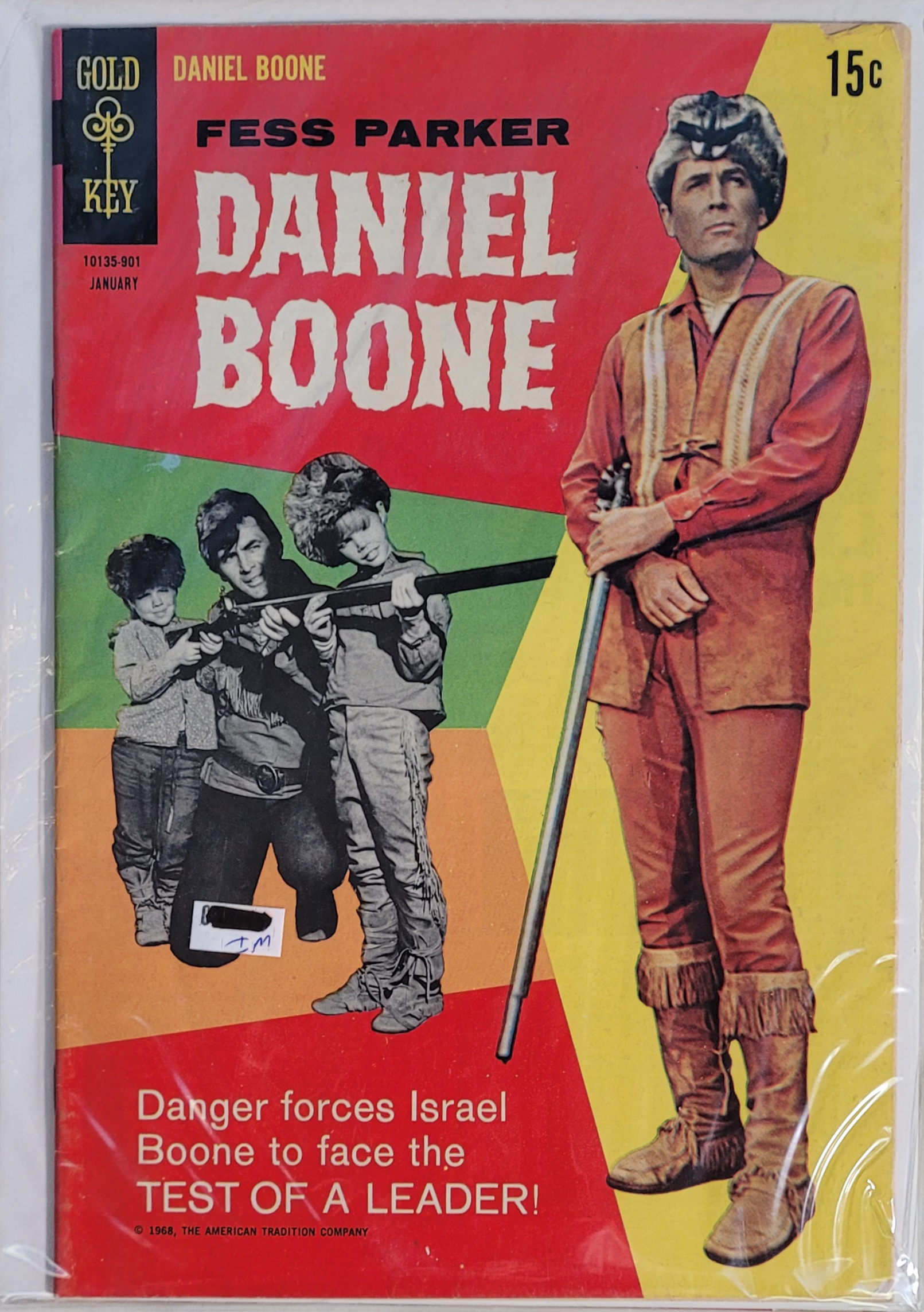 Gold Key Comics Daniel Boone Series #14 - Front Cover