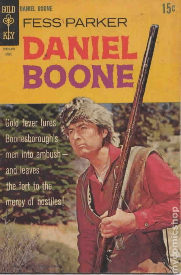 Gold Key Comics Daniel Boone Series #15 - Front Cover