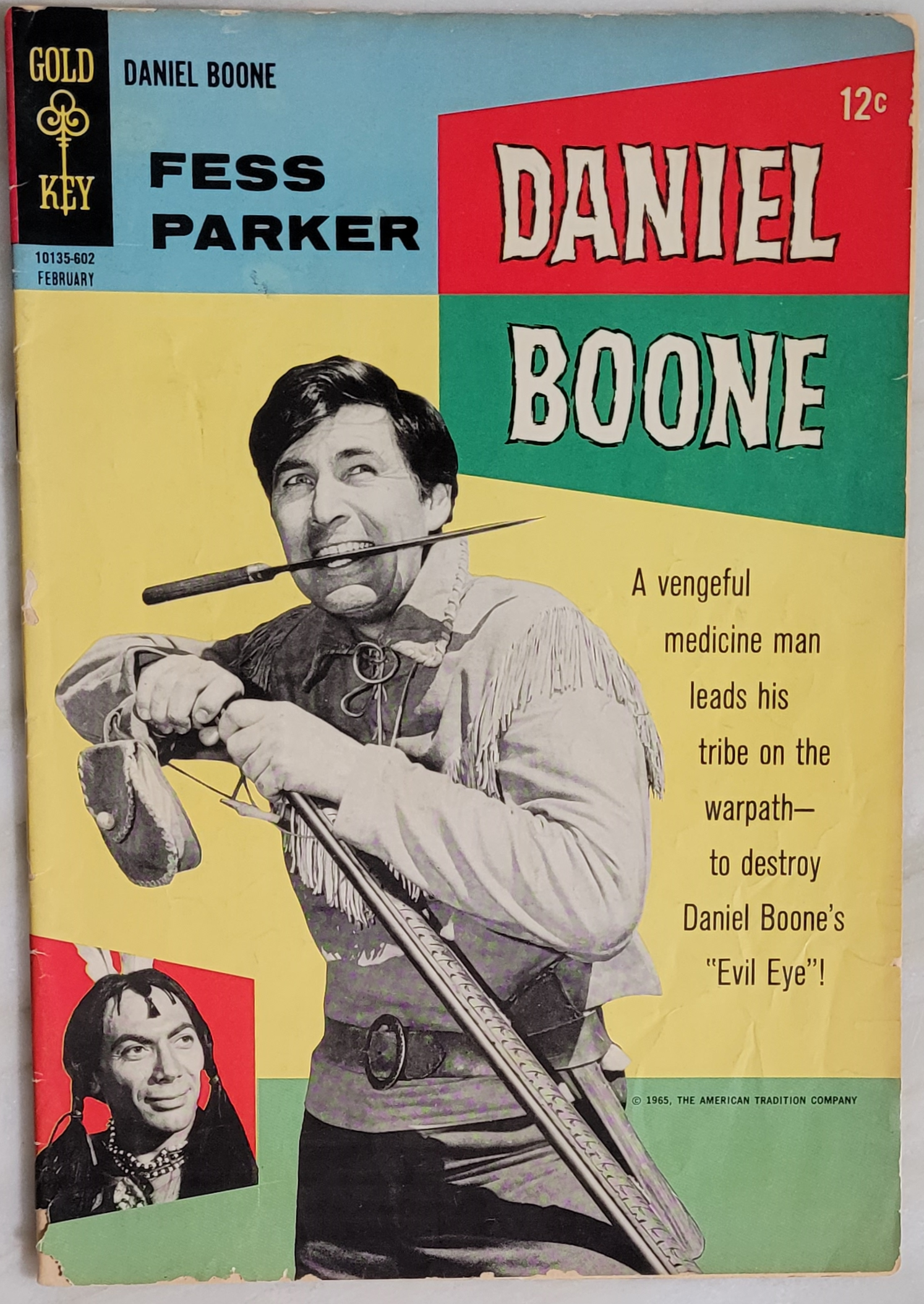 Gold Key Comics Daniel Boone Series #4 - Front Cover