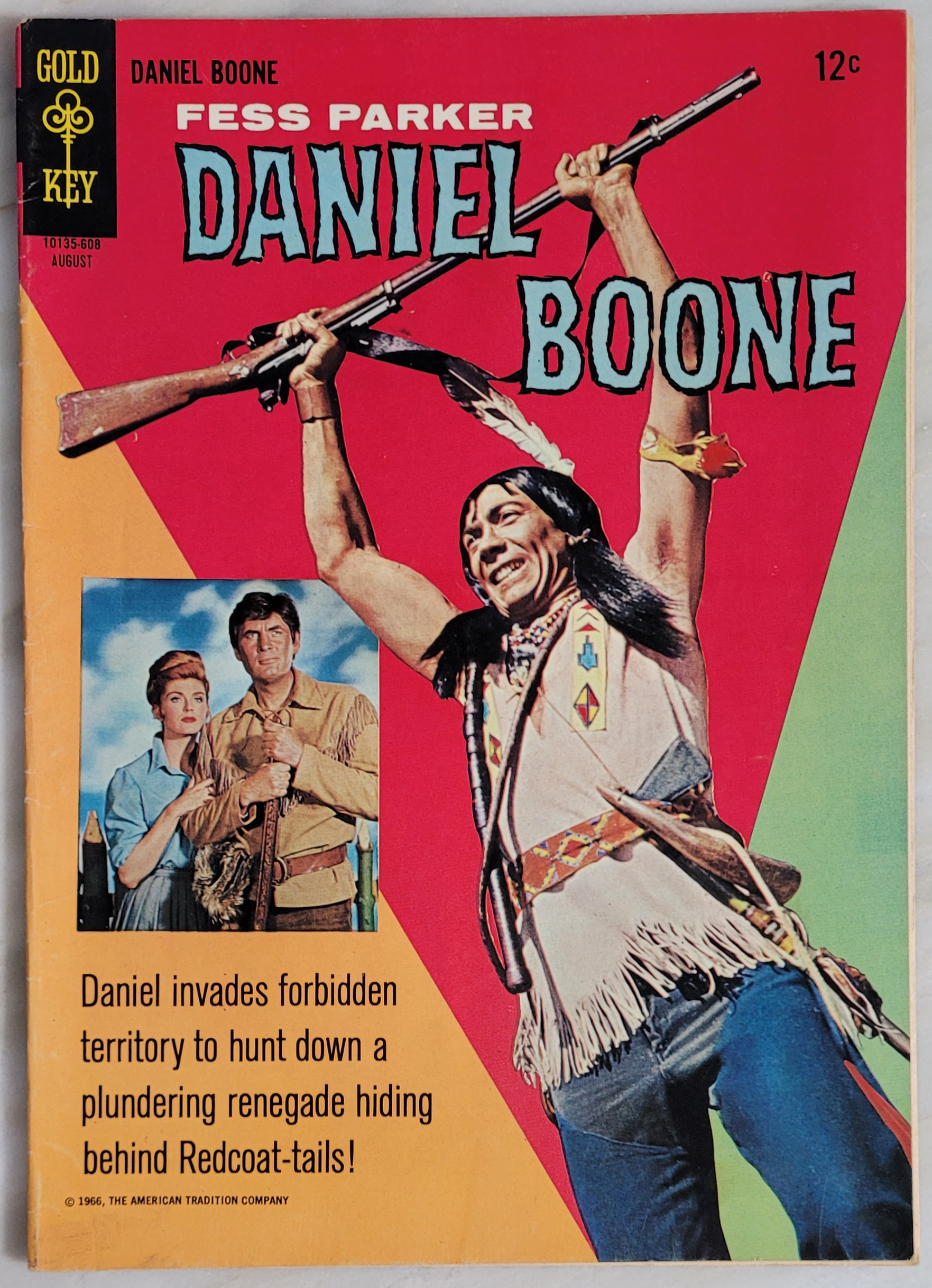 Gold Key Comics Daniel Boone Series #6 - Front cover