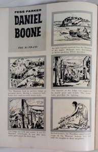 Gold Key Comics Daniel Boone Series #6 - Inside Cover