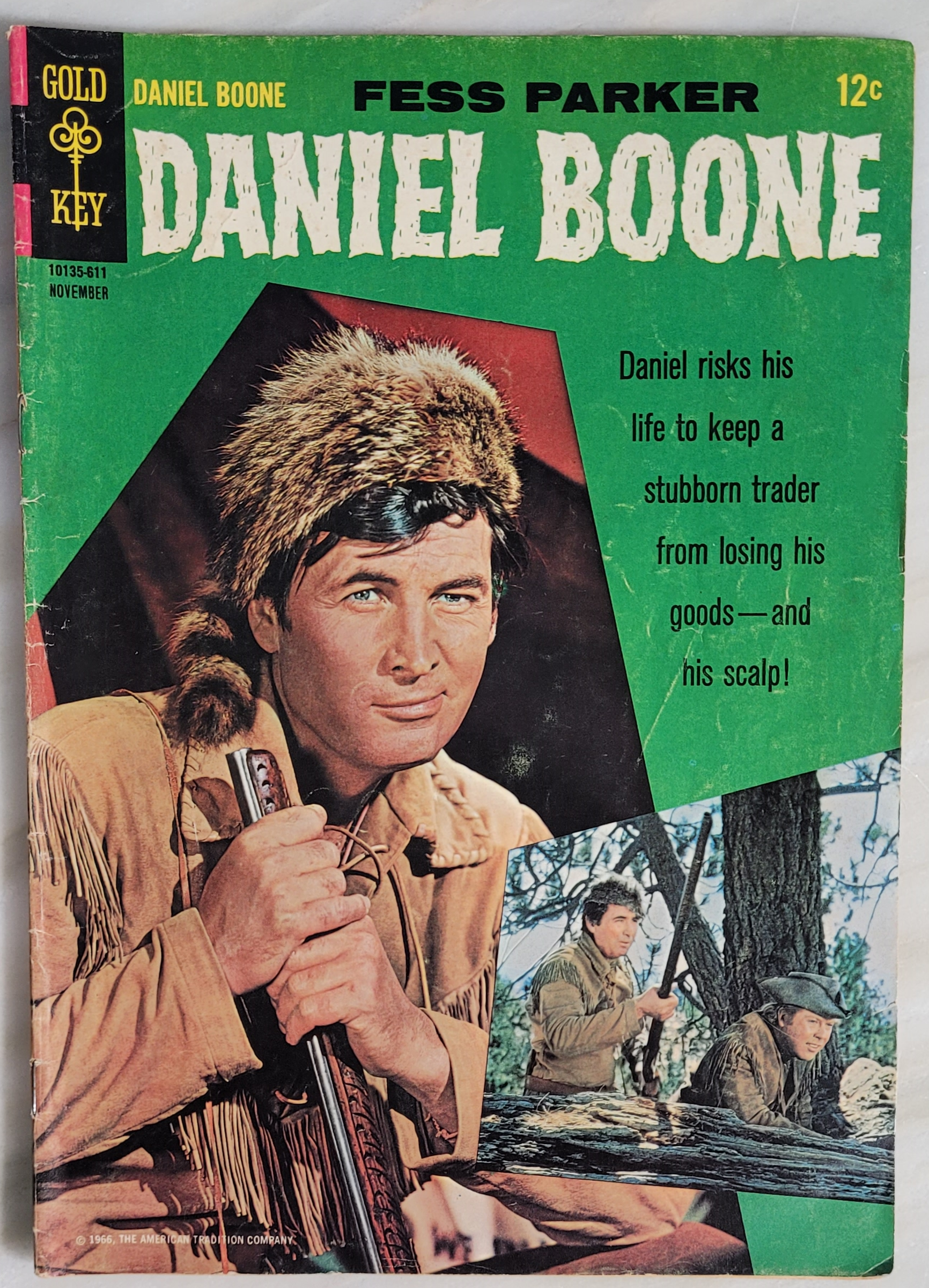 Gold Key Comics Daniel Boone Series #7 - Front Cover