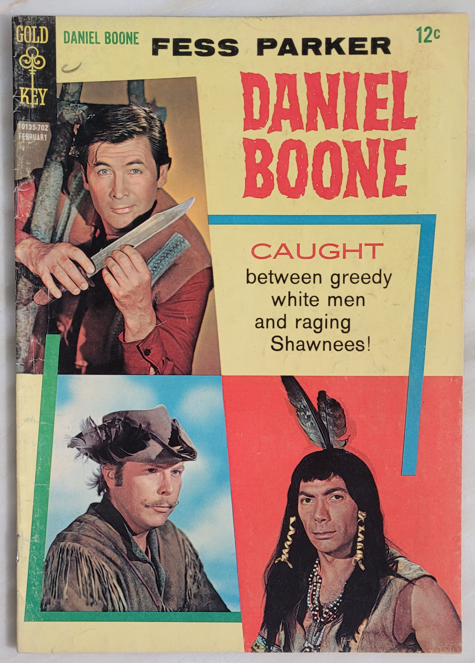 Gold Key Comics Daniel Boone Series #8 - Front Cover