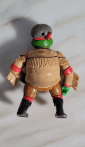Back View Of Sewer Scout Raph Teenage Mutant Ninja Turtle Figure
