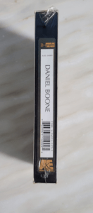 Daniel Boone A&E Biography VHS - Side View