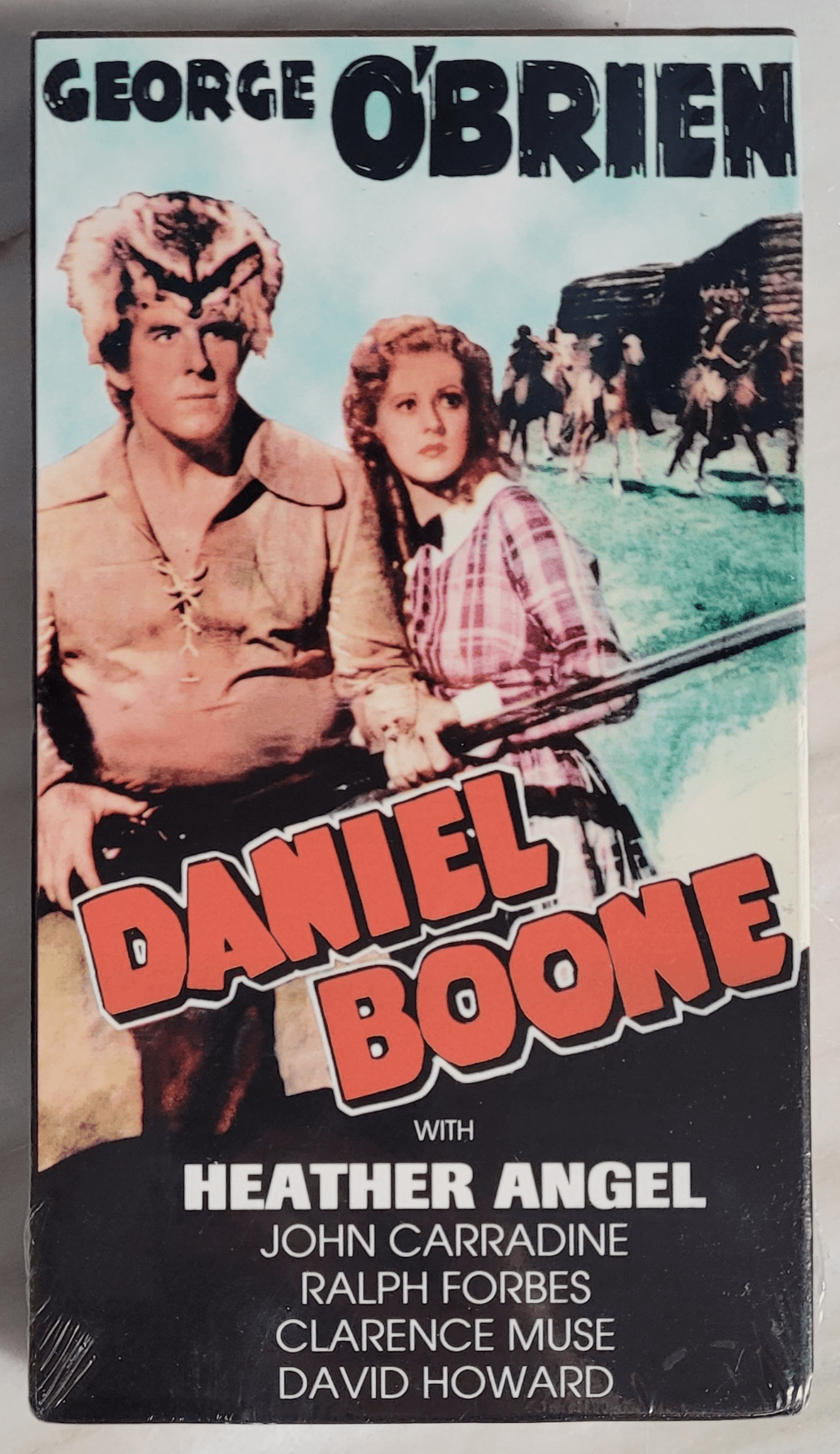 Daniel Boone Starring George O'Brien VHS - Front View