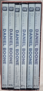 Daniel Boone TV complete series - DVD Side View