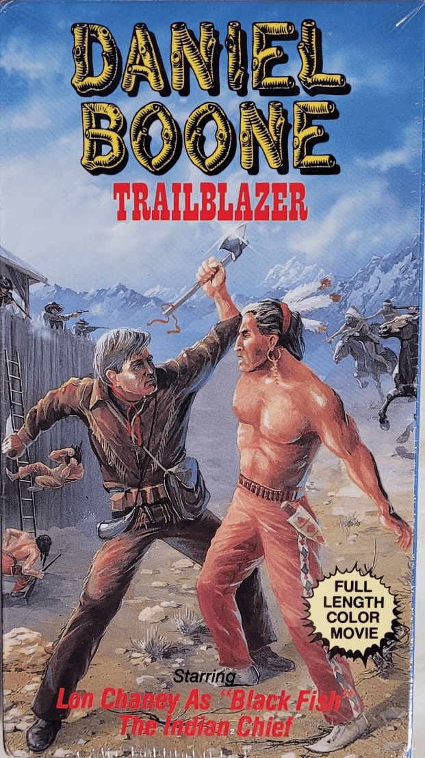 Daniel Boone Trail Blazer VHS - Front Cover