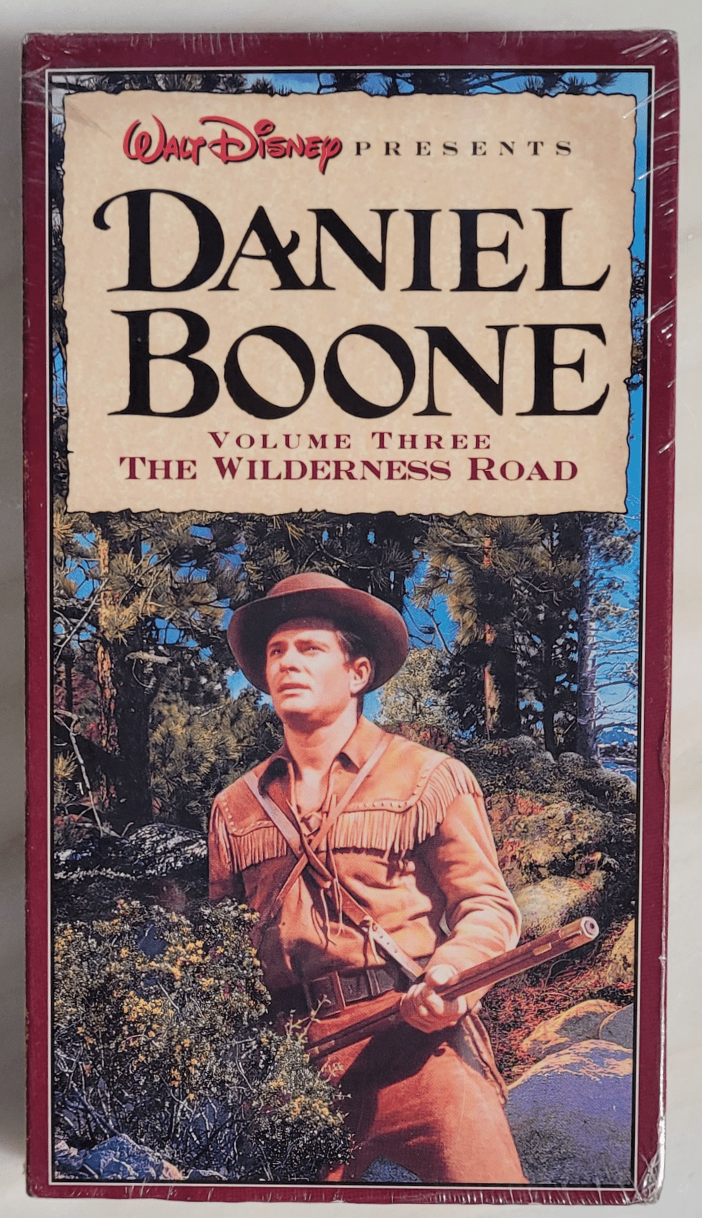 Daniel Boone Volume Three The Wilderness Road VHS - Front View