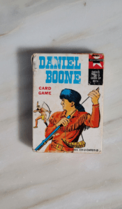 Front View of Daniel Boone Playing Card Pack