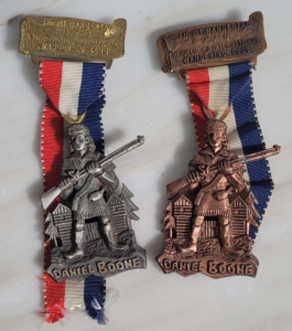 Front View of Silver and Bronze Wandertags