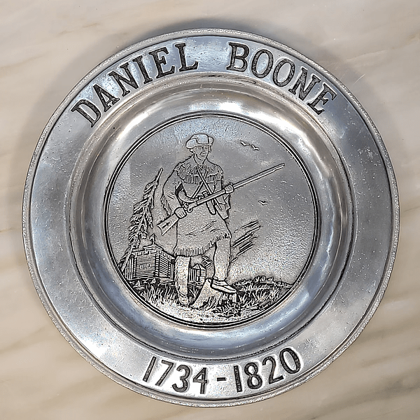 Front of Daniel Boone Plate