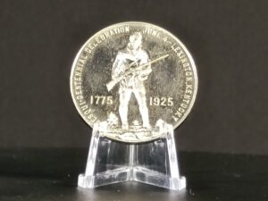 Front of Lexington, Kentucky Sesquicentennial celebration Medal, 1775-1925