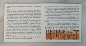 Pages 5 and 6 of View Master Daniel Boone Reel Booklet