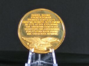 Reverse of Founding of Boonesborough Commemorative Coin