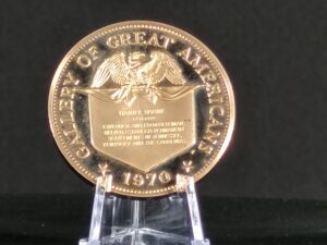 Reverse of Gallery of Great Americans Daniel Boone Coin